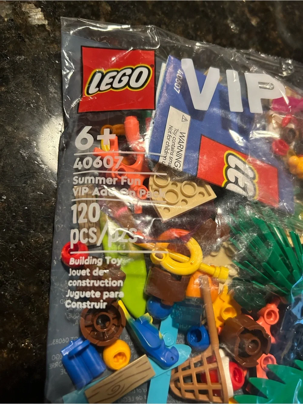 LEGO VIP Polybags, Pirates and Treasure, Spring Fun, Summer Fun, and Spooky